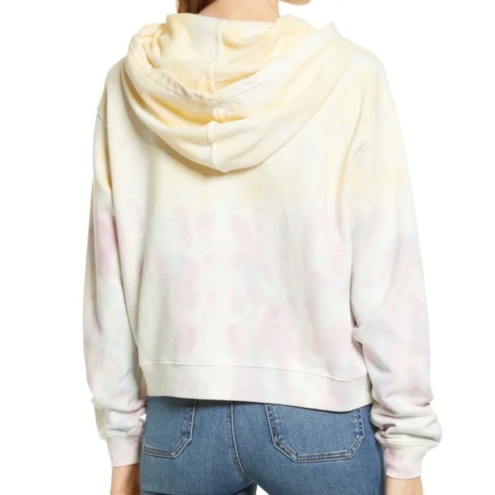 LoveShackFancy Lissete Pullover Hoodie in Neon Pastel Tie Dye Size‎ Small - Picture 3 of 11